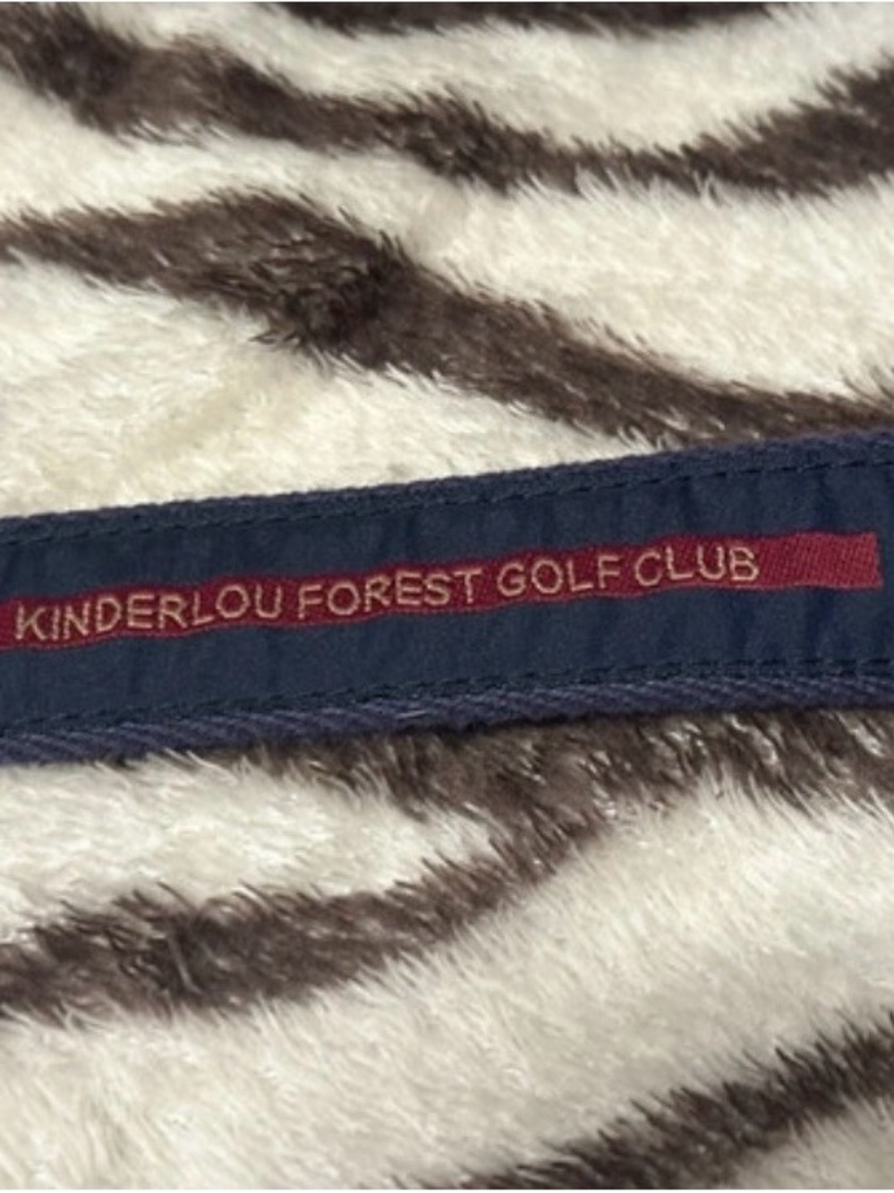 Men’s Navy and Red Belt